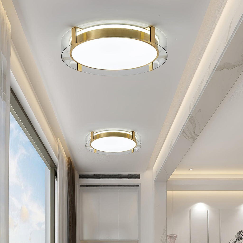 Erliris Plafonnier Rond Métal Moderne - Neutralighting