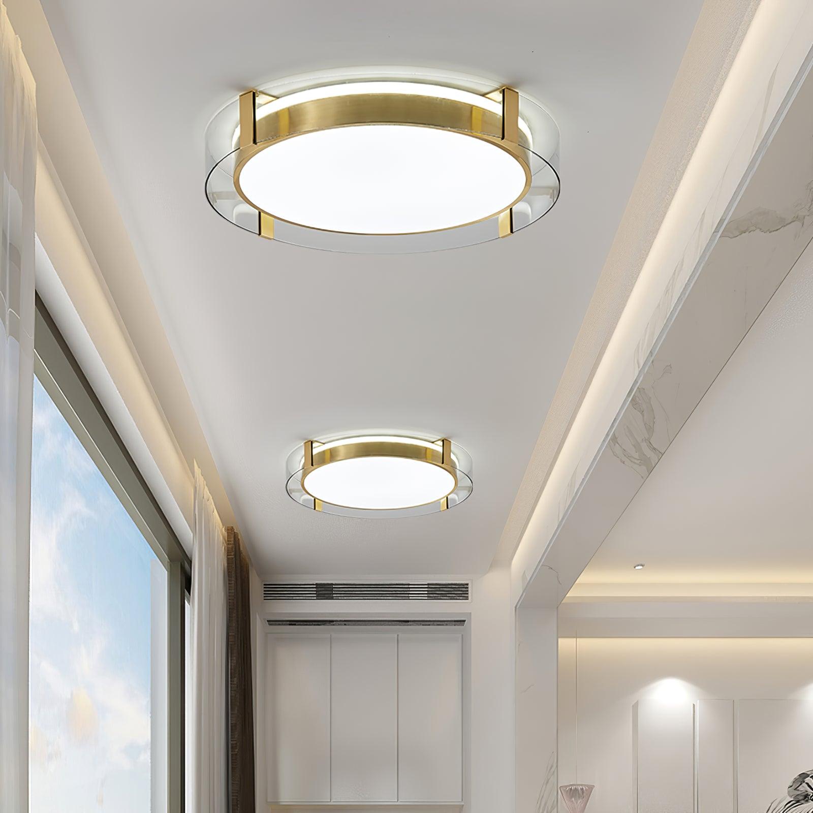 Erliris Plafonnier Rond Métal Moderne - Neutralighting