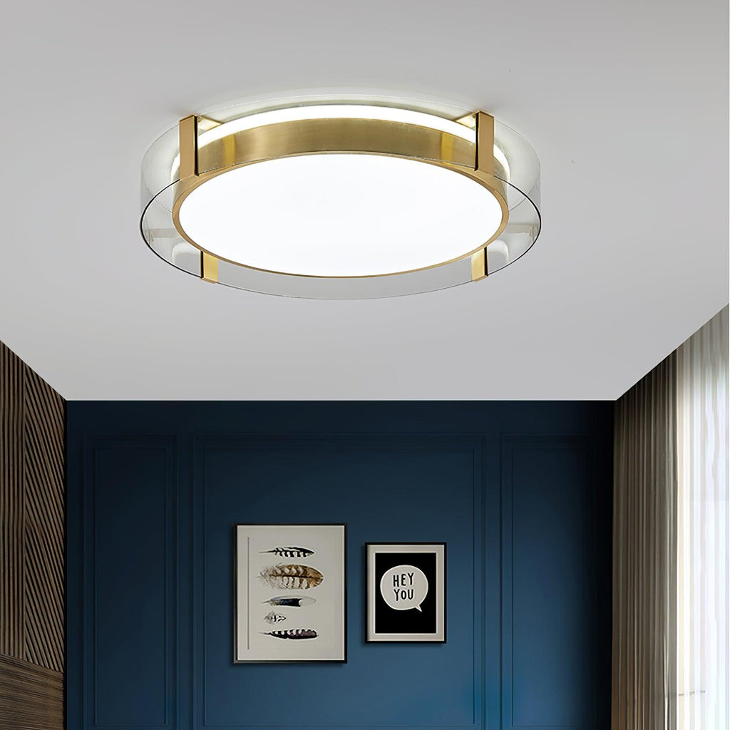Erliris Plafonnier Rond Métal Moderne - Neutralighting