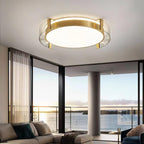 Erliris Plafonnier Rond Métal Moderne - Neutralighting