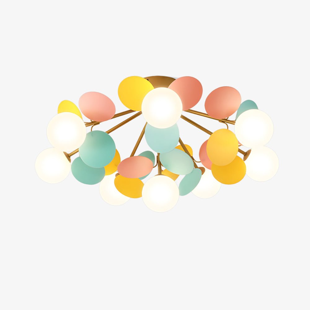 Solara Plafonnier Rond Macaron aux Couleurs Pastel - Neutralighting