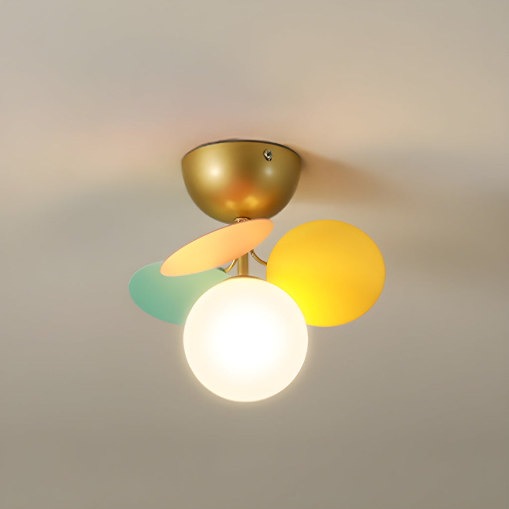 Solara Plafonnier Rond Macaron aux Couleurs Pastel - Neutralighting