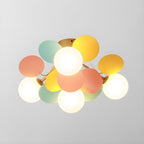 Solara Plafonnier Rond Macaron aux Couleurs Pastel - Neutralighting