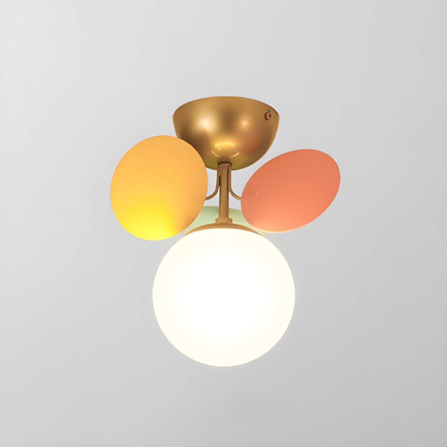 Solara Plafonnier Rond Macaron aux Couleurs Pastel - Neutralighting
