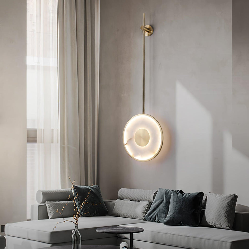 Vevelila Suspension Minimaliste en Albâtre - Neutralighting
