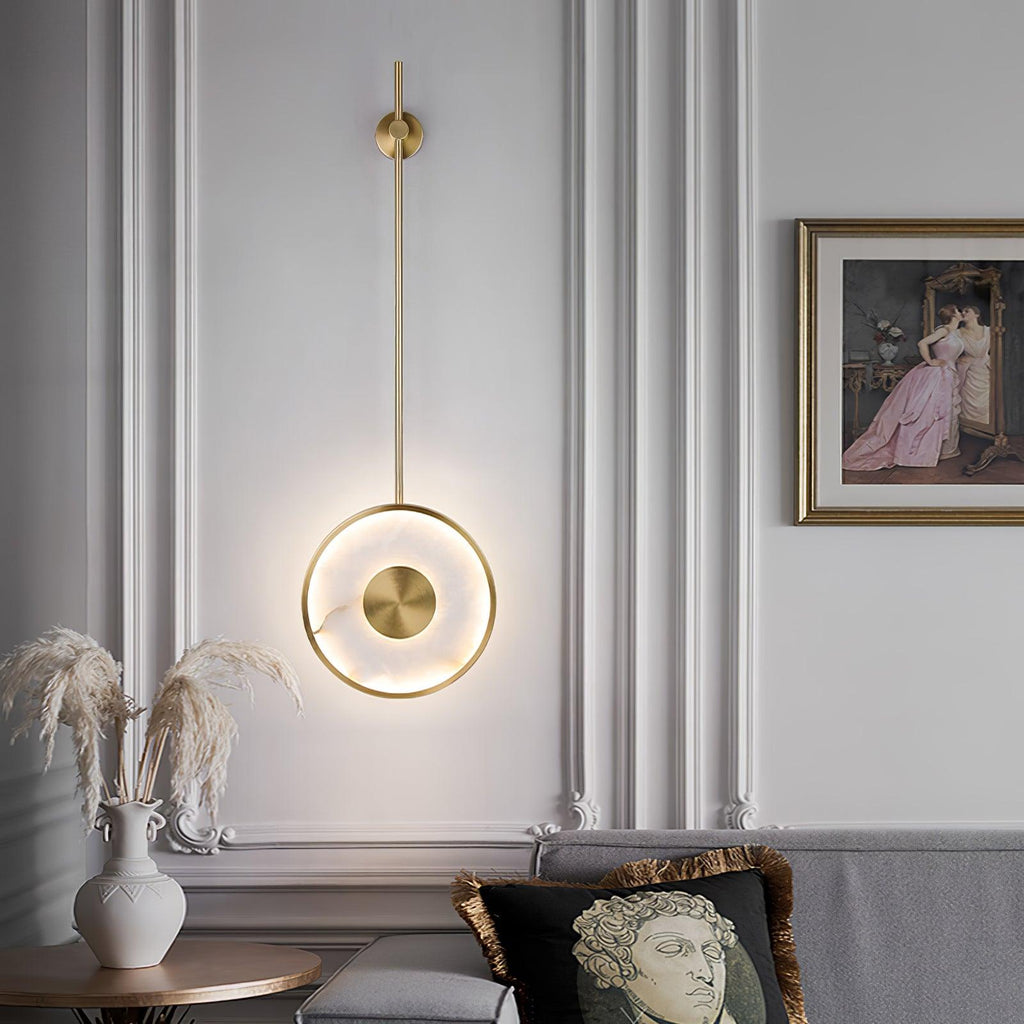 Vevelila Suspension Minimaliste en Albâtre - Neutralighting