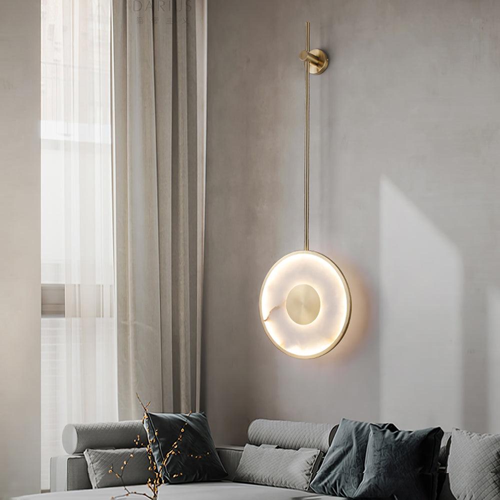 Vevelila Suspension Minimaliste en Albâtre - Neutralighting