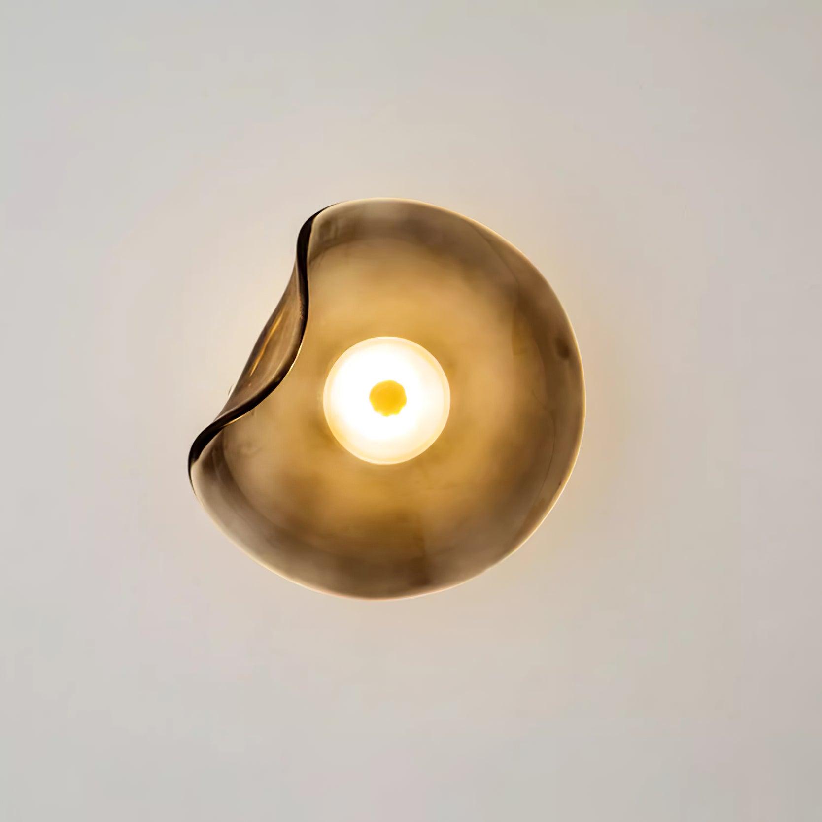 Lunara Plafonnier Élégant Verre Ambre - Neutralighting