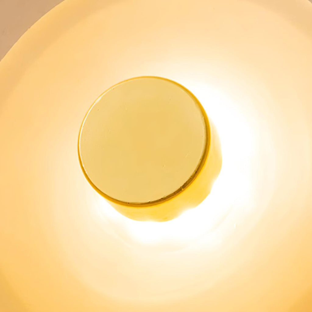 Lunara Plafonnier Élégant Verre Ambre - Neutralighting