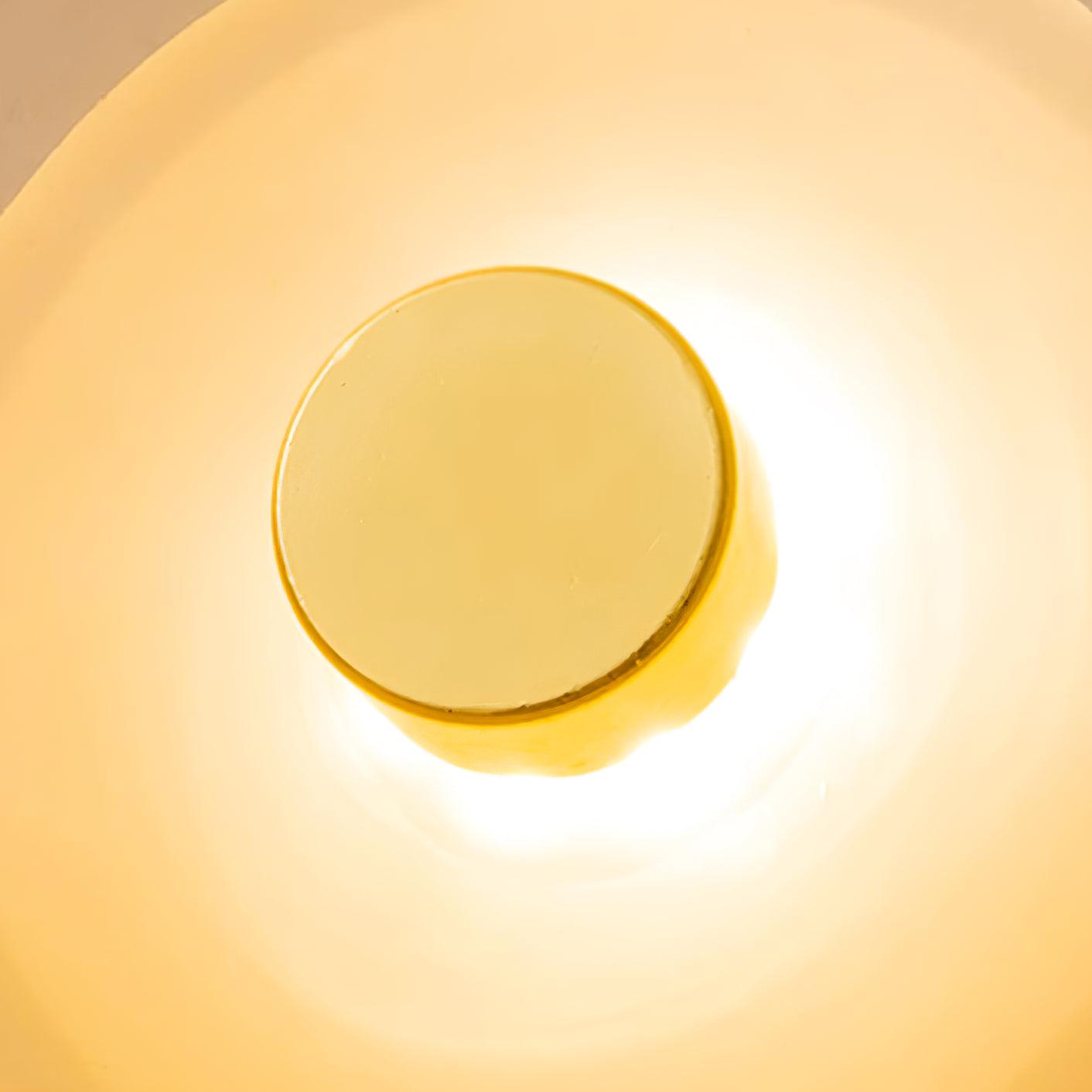 Lunara Plafonnier Élégant Verre Ambre - Neutralighting