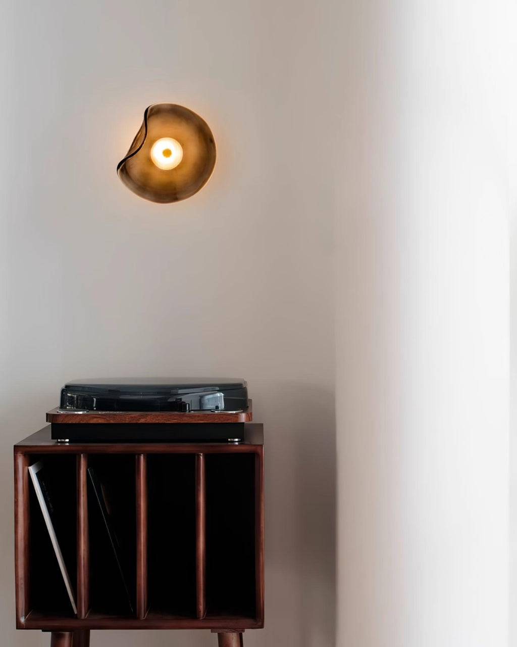 Lunara Plafonnier Élégant Verre Ambre - Neutralighting