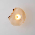 Lunara Plafonnier Élégant Verre Ambre - Neutralighting