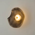 Lunara Plafonnier Élégant Verre Ambre - Neutralighting
