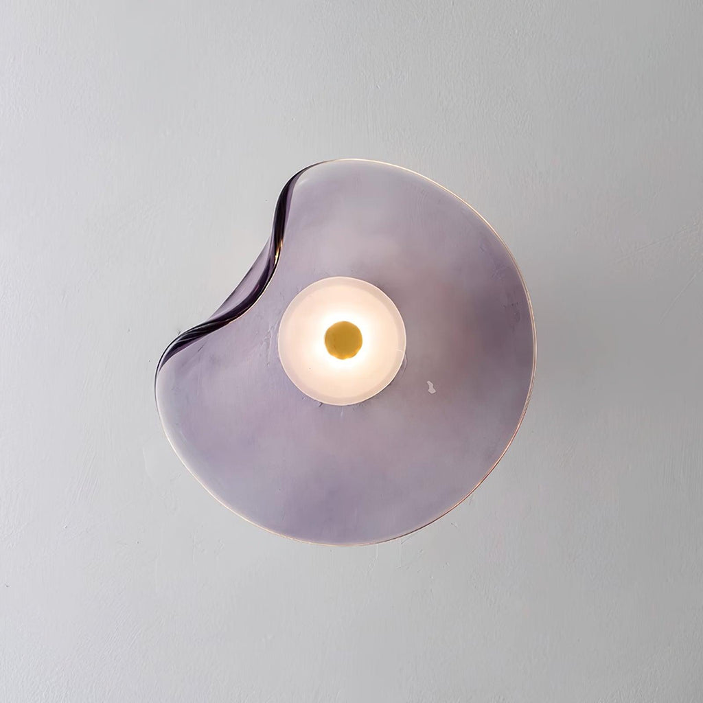 Lunara Plafonnier Élégant Verre Ambre - Neutralighting
