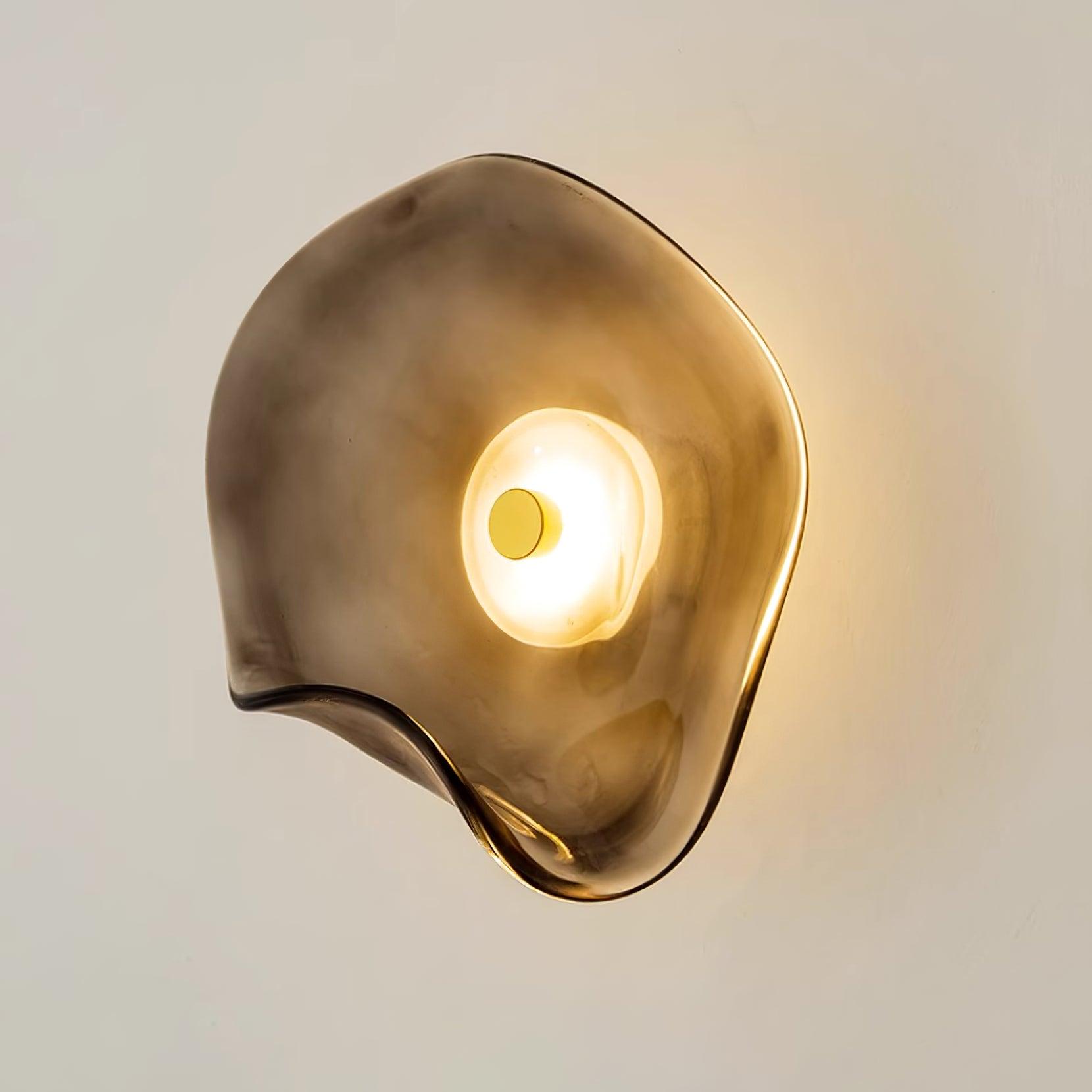 Lunara Plafonnier Élégant Verre Ambre - Neutralighting