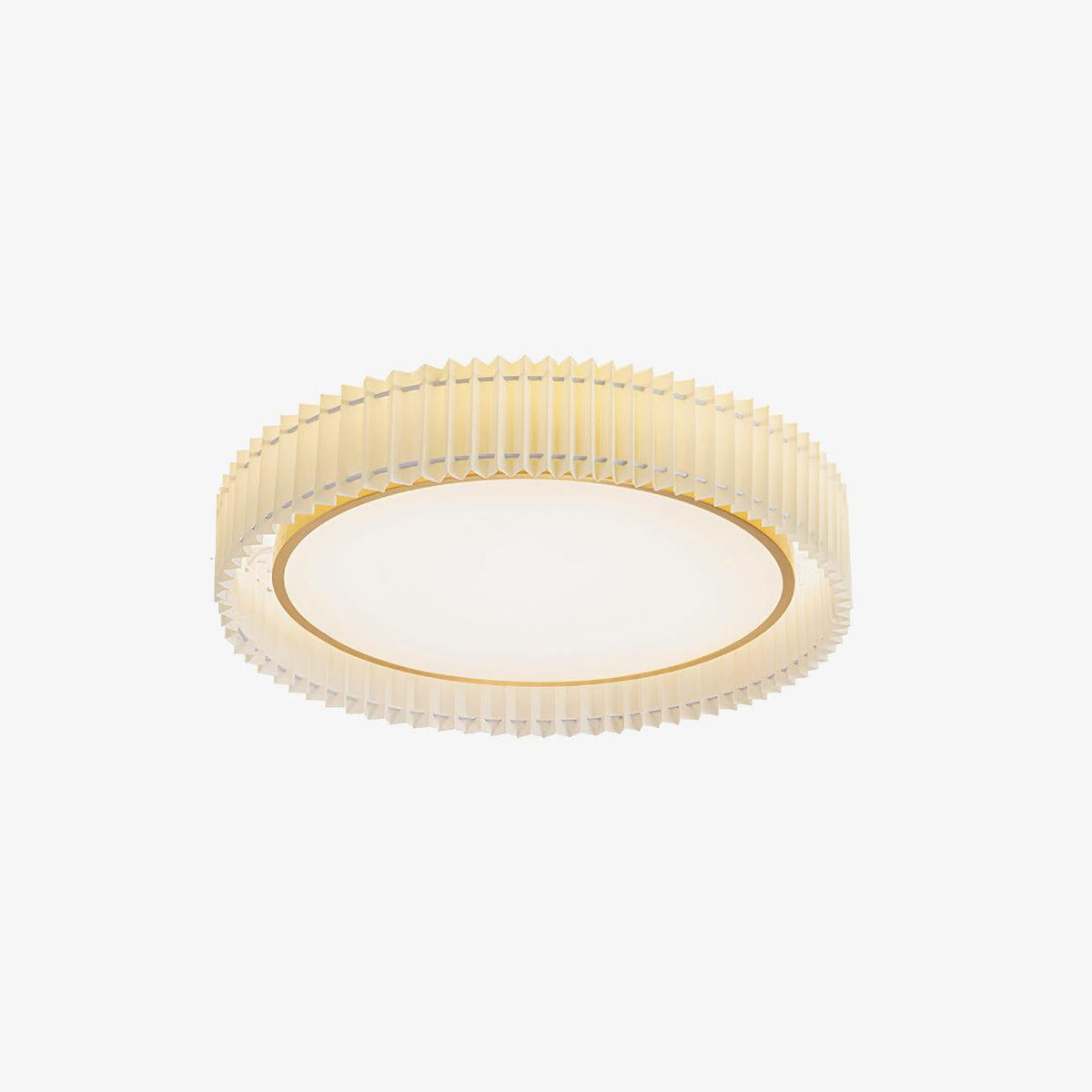 Corinila Plafonnier Ronde Plissée en Tissu - Neutralighting