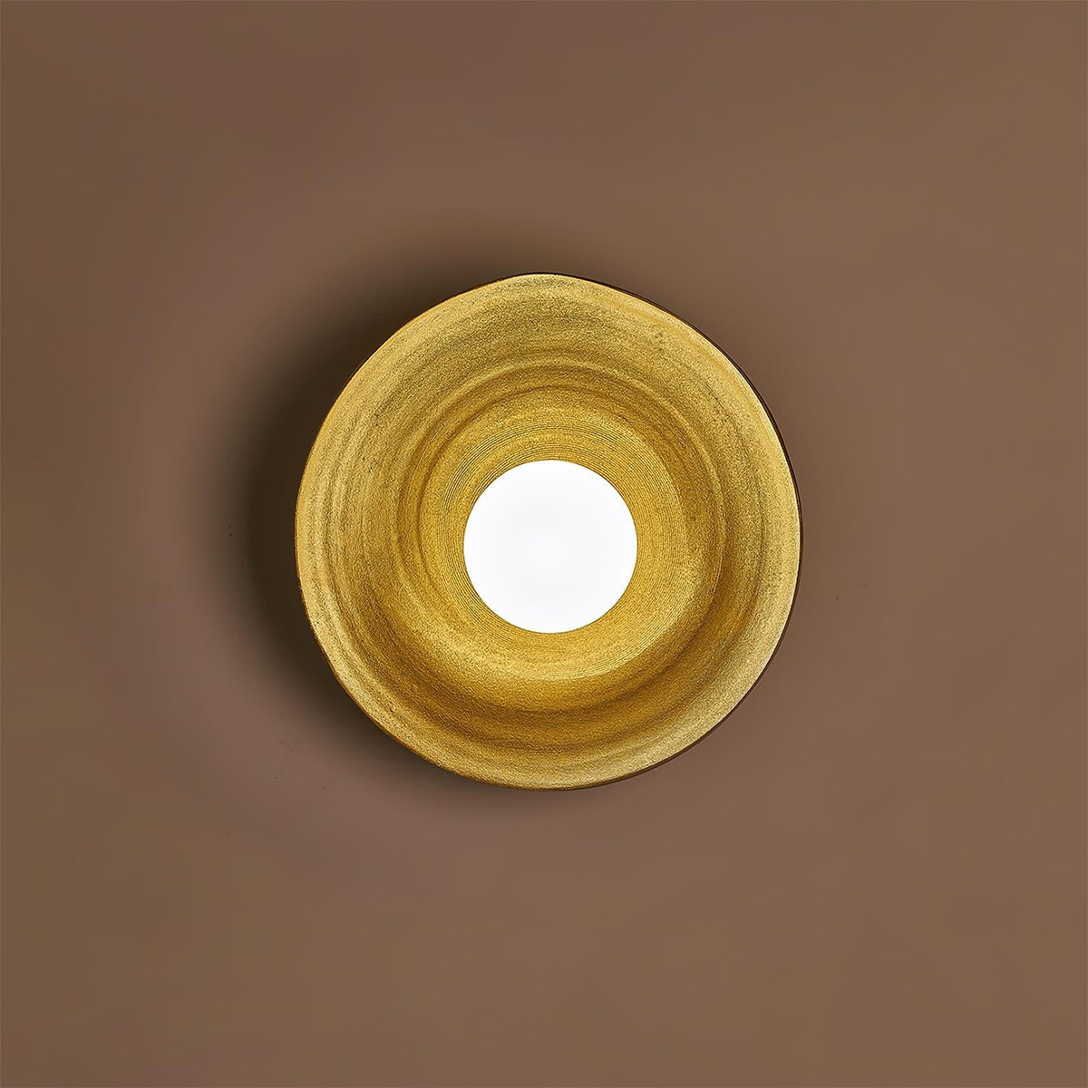 Virelli Applique Murale Disque en Fibre de Verre Globe en Acrylique pour Chaleur Nordique - Neutralighting