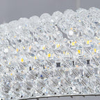 Lustra Chandelier Rond en Anneau Cristal Doré LED - Neutralighting