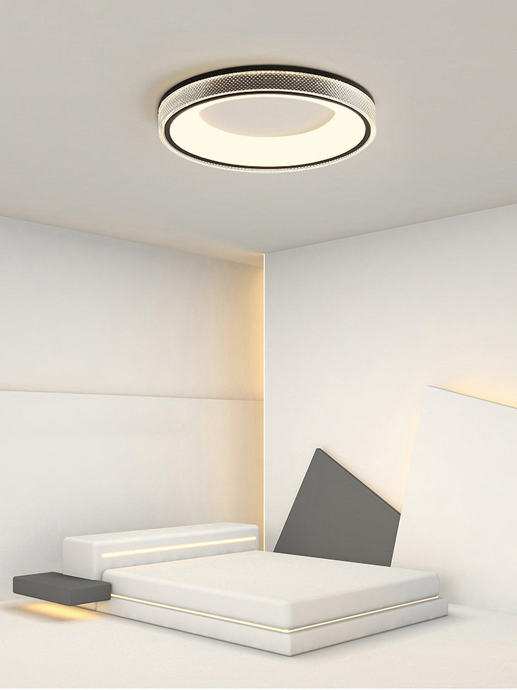 Solara Plafonnier Rond Encastré Minimaliste Chaud - Neutralighting