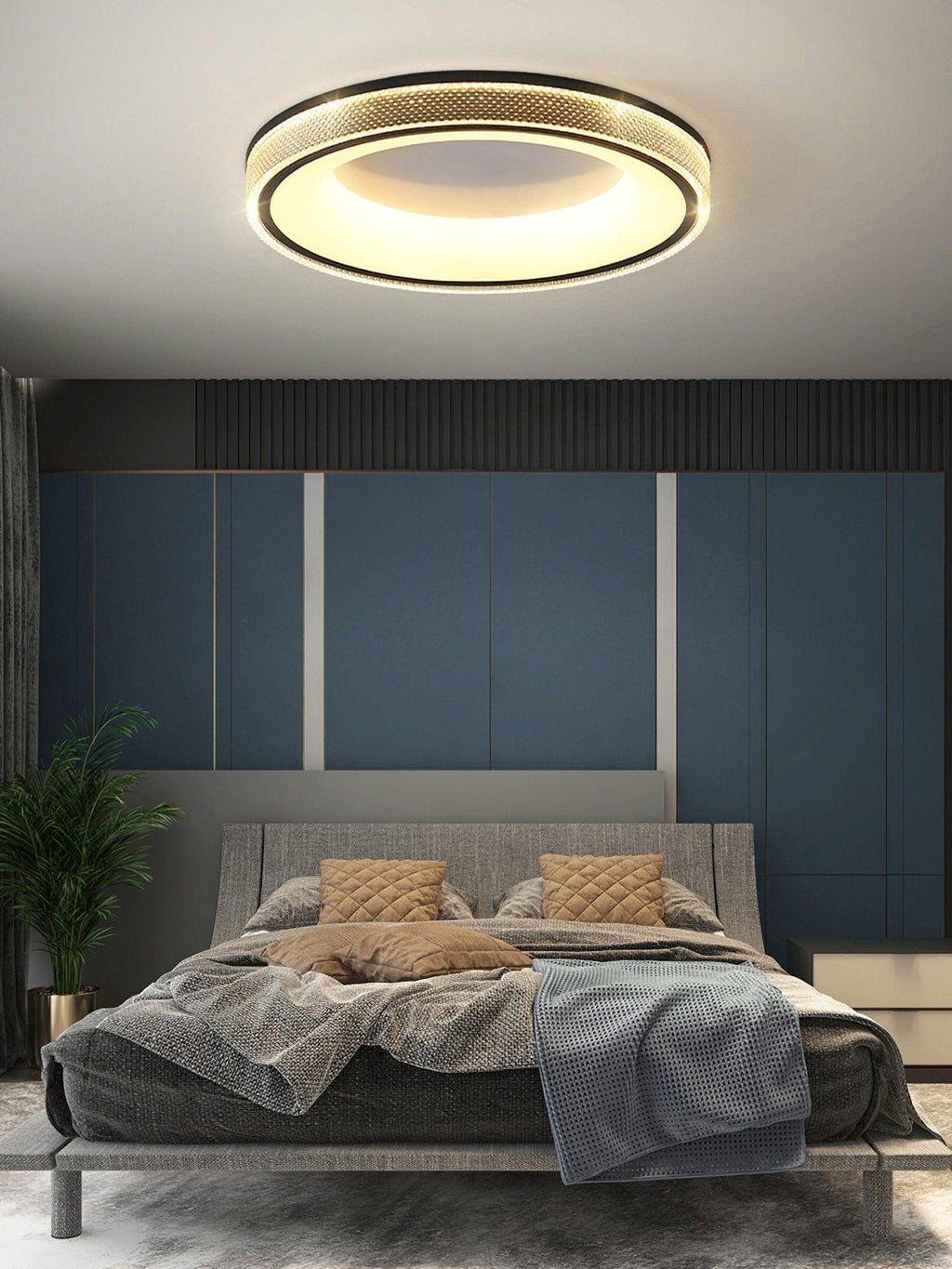 Solara Plafonnier Rond Encastré Minimaliste Chaud - Neutralighting