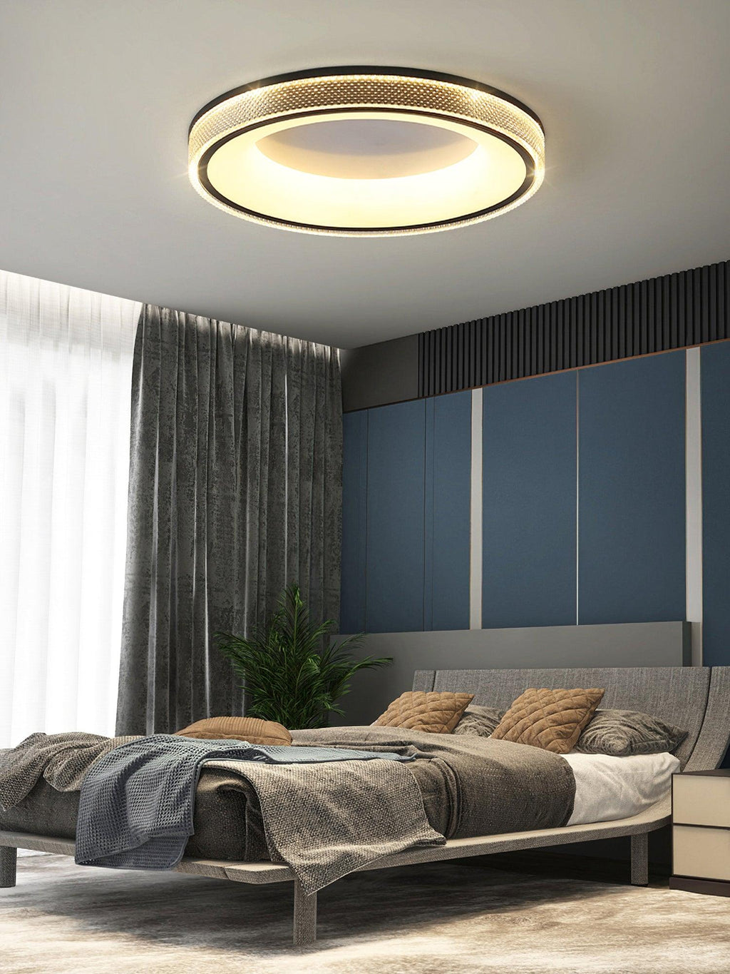 Solara Plafonnier Rond Encastré Minimaliste Chaud - Neutralighting