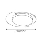 Toina Plafonnier Ronde Deux Tons Moderne Minimaliste - Neutralighting