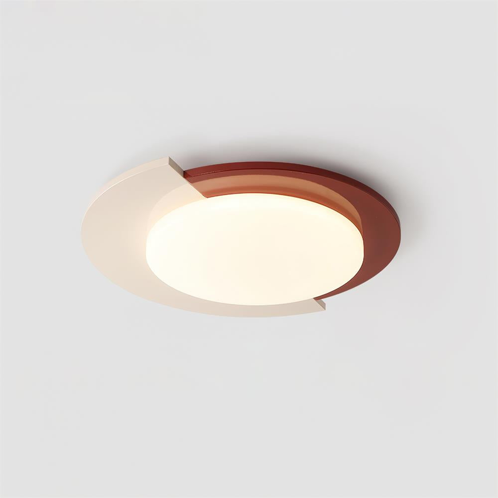 Toina Plafonnier Ronde Deux Tons Moderne Minimaliste - Neutralighting