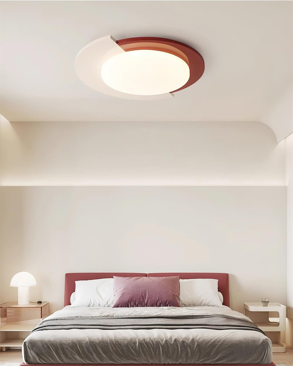 Toina Plafonnier Ronde Deux Tons Moderne Minimaliste - Neutralighting