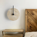 Kara Applique Murale Minimaliste en Travertin - Neutralighting