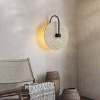 Kara Applique Murale Minimaliste en Travertin - Neutralighting
