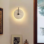 Kara Applique Murale Minimaliste en Travertin - Neutralighting