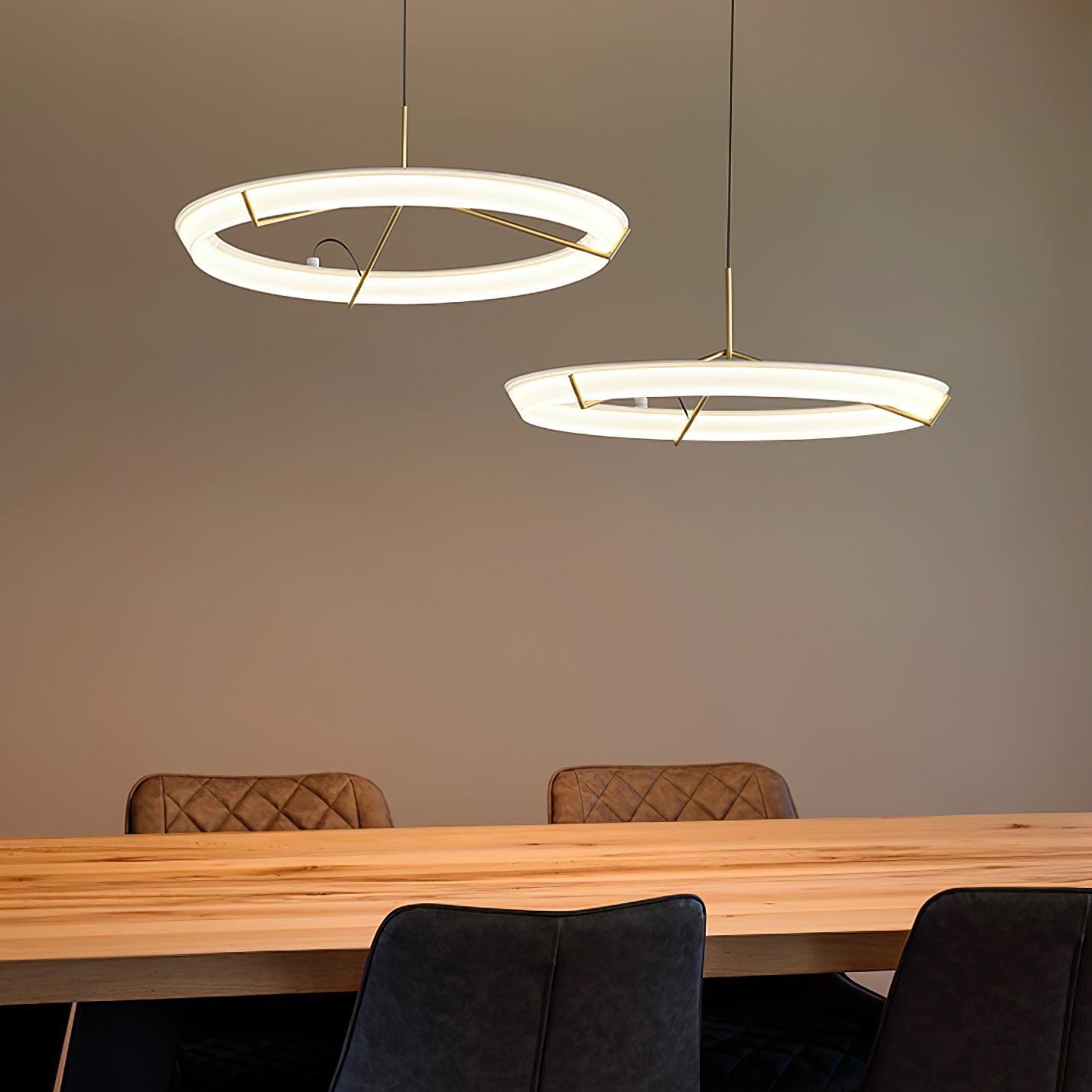 Vielle Lampe Suspendue Circulaire Élégante Moderne Ronde - Neutralighting