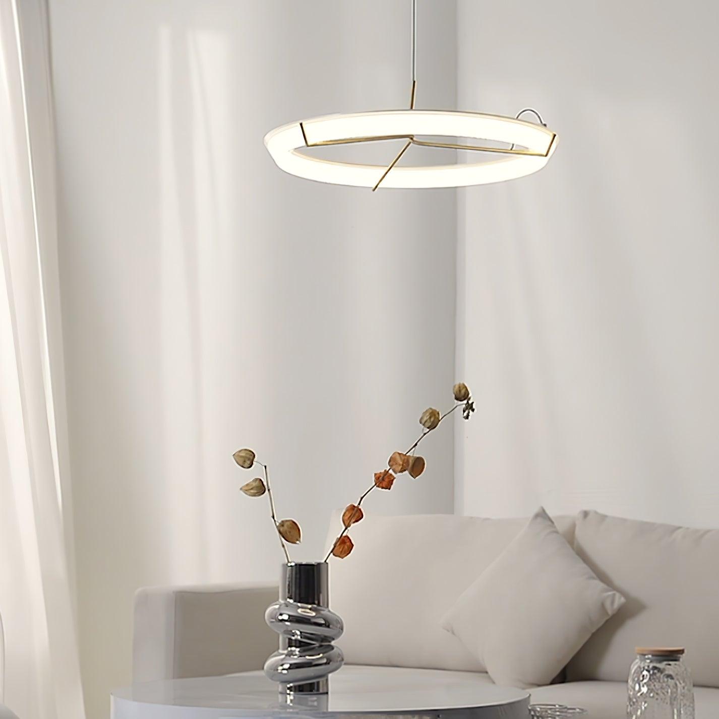 Vielle Lampe Suspendue Circulaire Élégante Moderne Ronde - Neutralighting