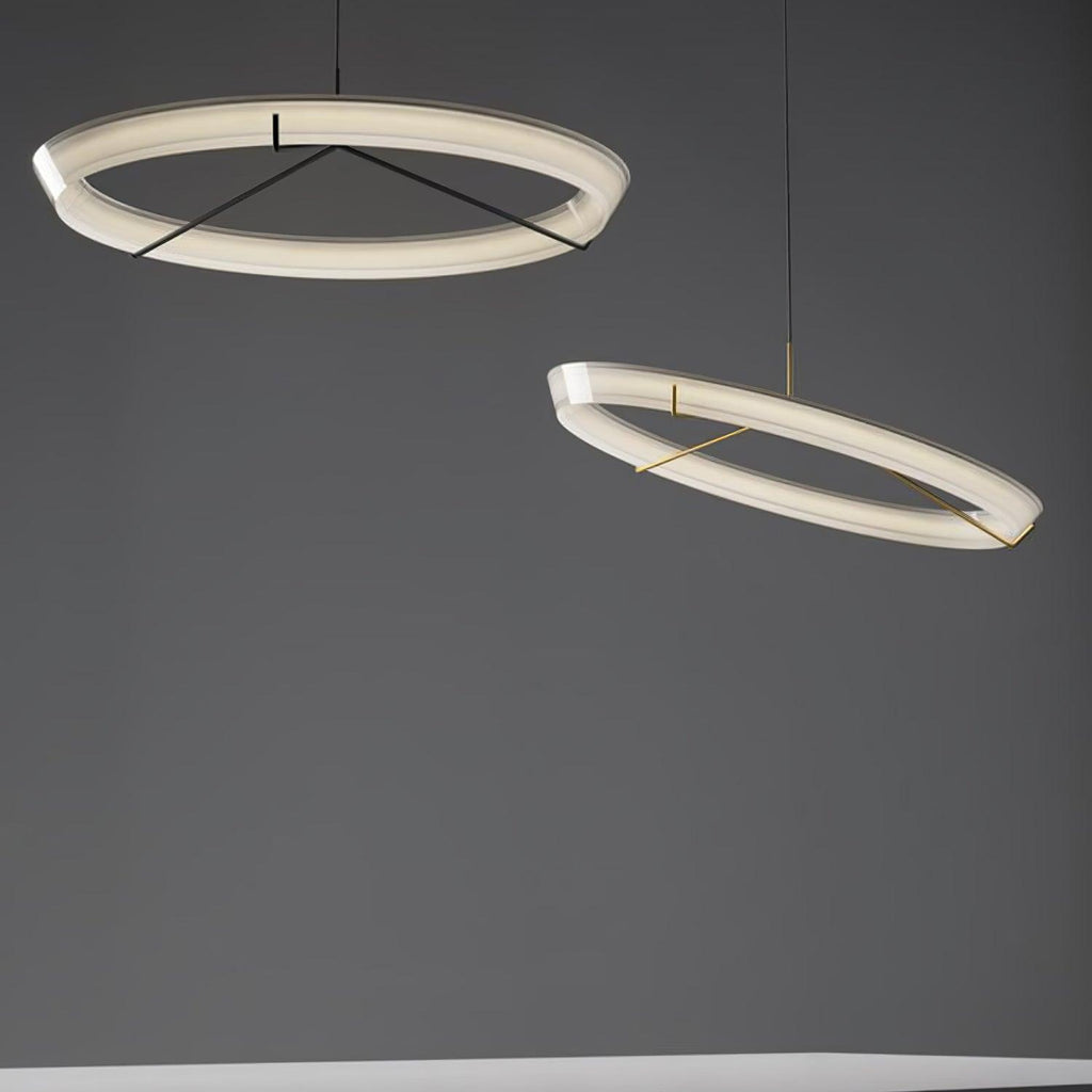 Vielle Lampe Suspendue Circulaire Élégante Moderne Ronde - Neutralighting