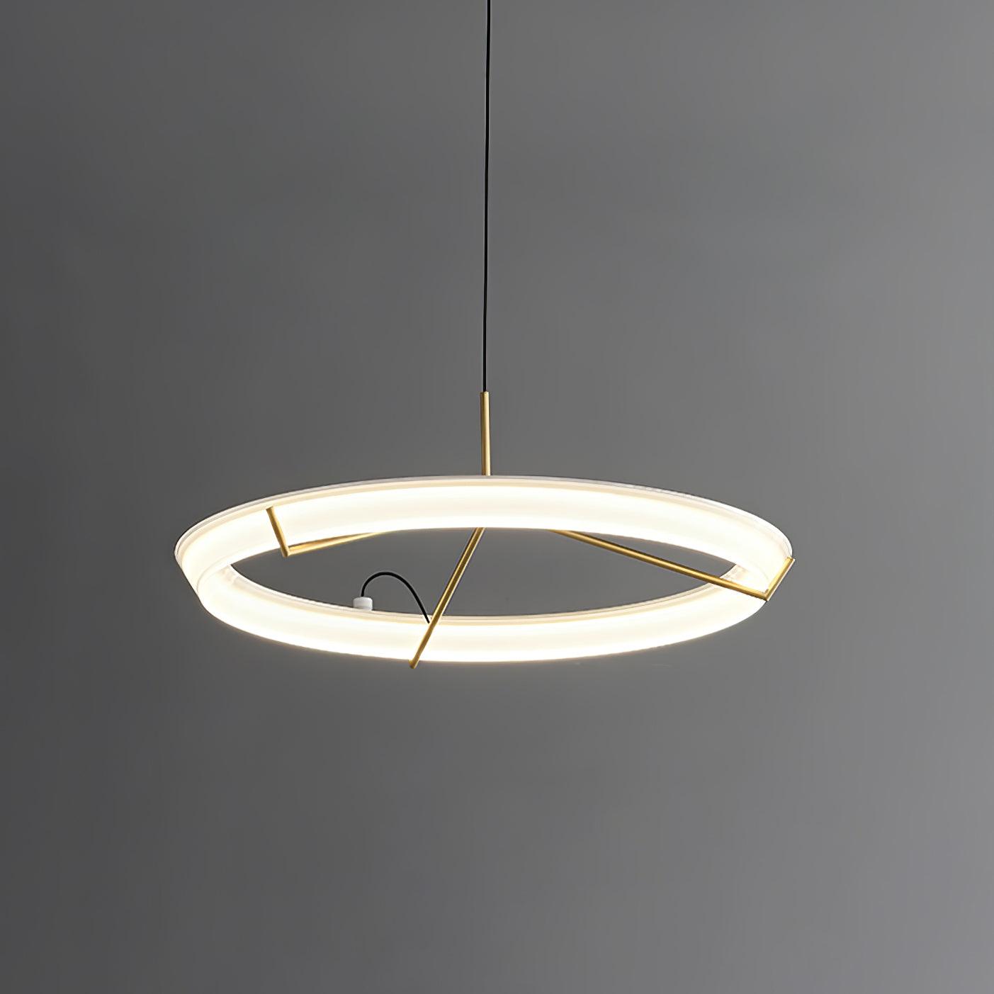 Vielle Lampe Suspendue Circulaire Élégante Moderne Ronde - Neutralighting