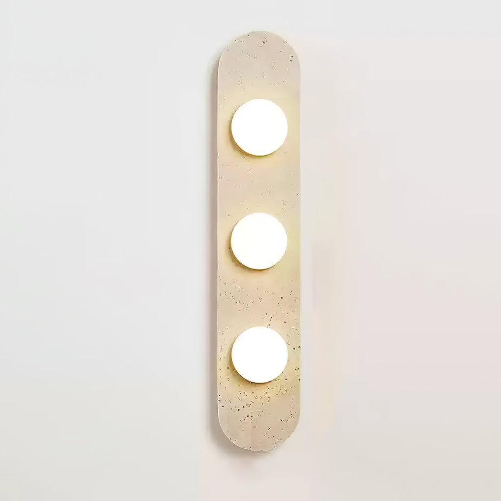 Zasoliel Applique Murale Minimaliste en Travertin - Neutralighting