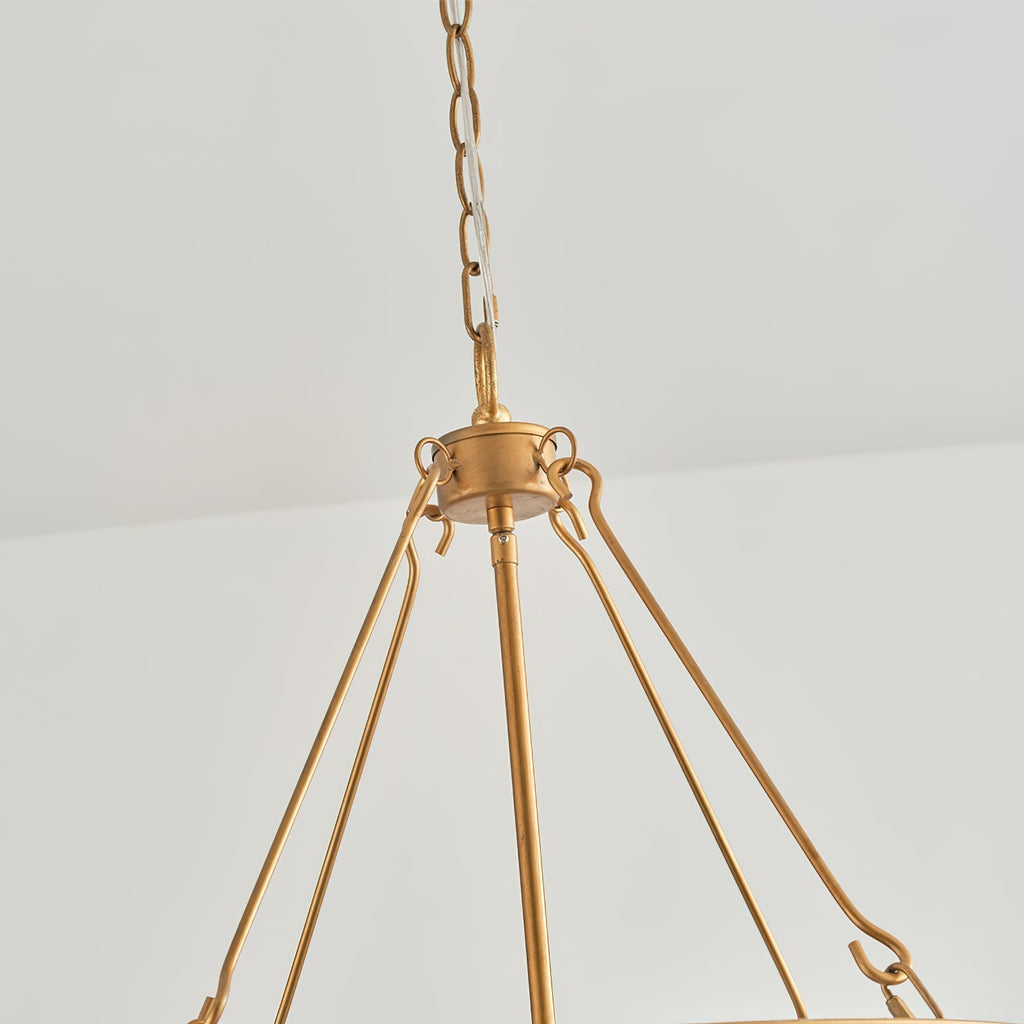 Ivsileth Lustre en Bois et Métal avec Perles Premium - Neutralighting