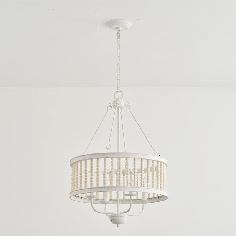 Ivsileth Lustre en Bois et Métal avec Perles Premium - Neutralighting