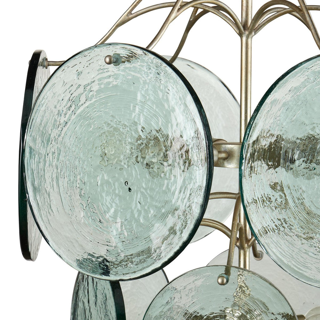 Aurora Chandelier en Verre Disc Moderne - Neutralighting