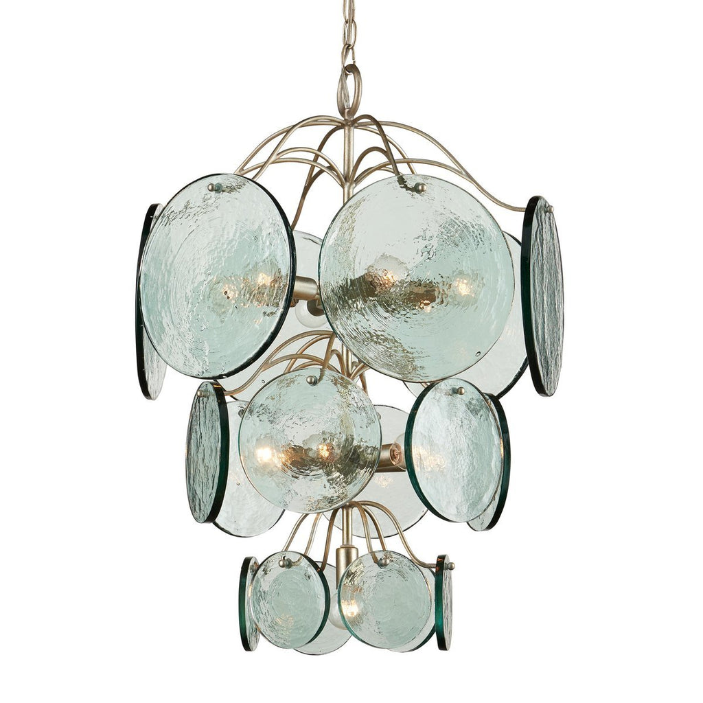 Aurora Chandelier en Verre Disc Moderne - Neutralighting