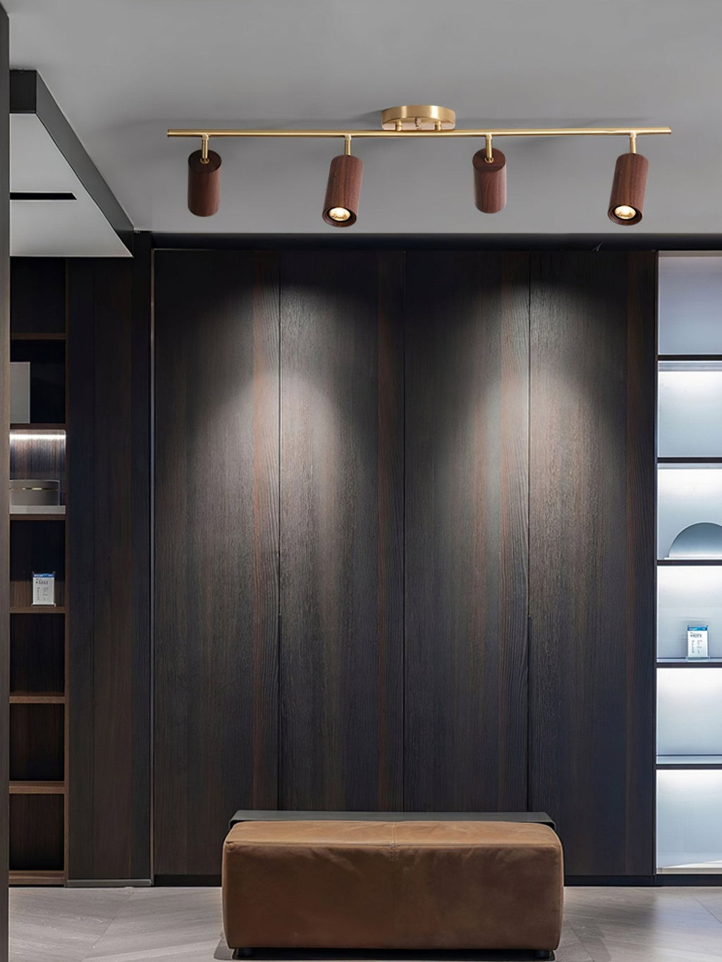 Usolila Lampe Plafonnier Moderne Minimaliste en Bois - Neutralighting