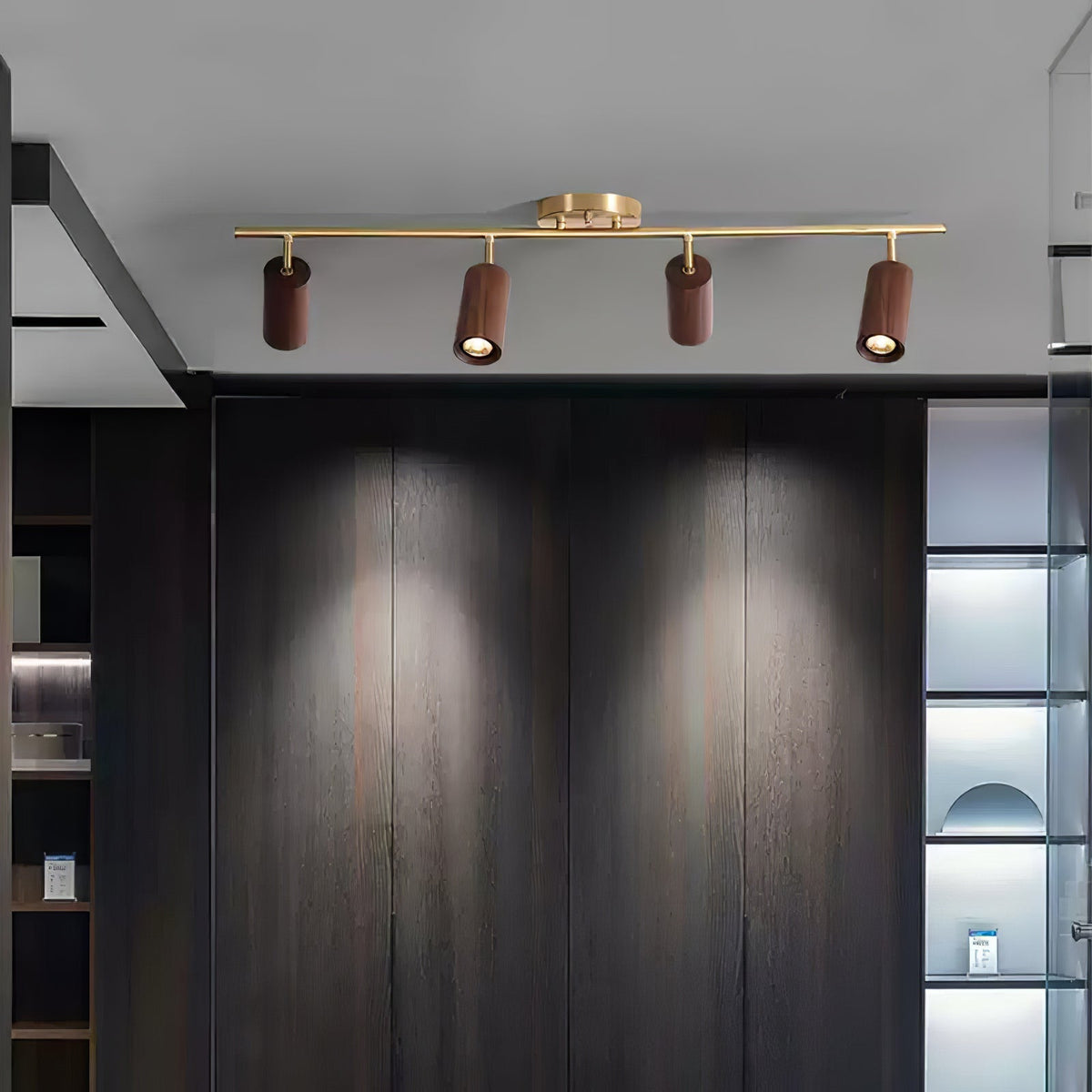 Usolila Lampe Plafonnier Moderne Minimaliste en Bois - Neutralighting