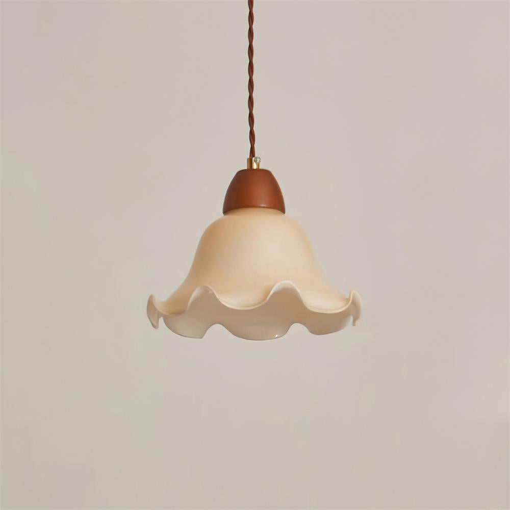 Glyna Lampe Suspendue en Verre Ondulé - Neutralighting