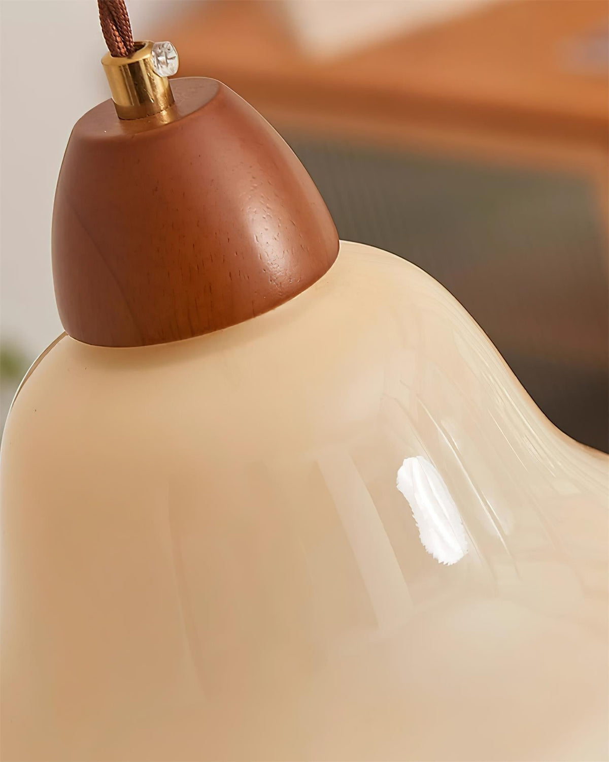 Glyna Lampe Suspendue en Verre Ondulé - Neutralighting