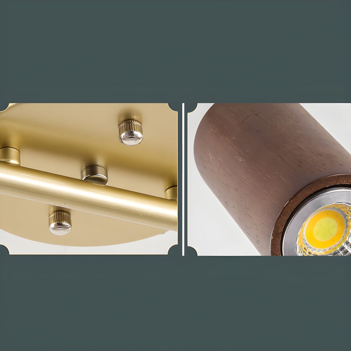 Usolila Lampe Plafonnier Moderne Minimaliste en Bois - Neutralighting
