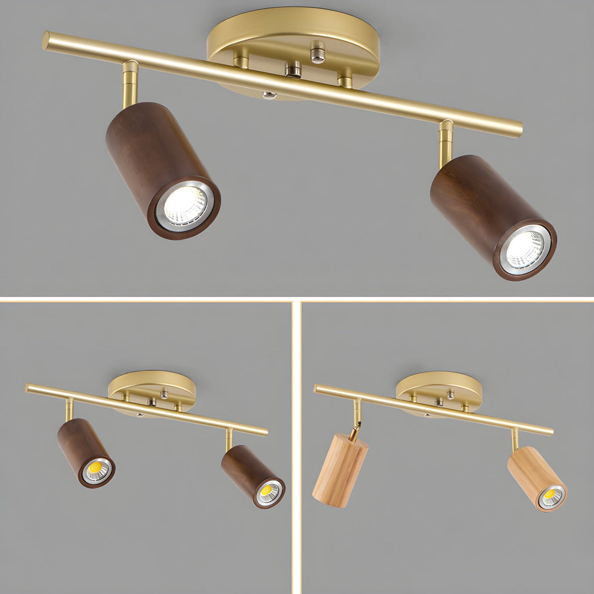 Usolila Lampe Plafonnier Moderne Minimaliste en Bois - Neutralighting