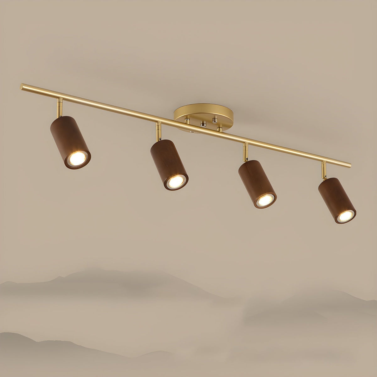 Usolila Lampe Plafonnier Moderne Minimaliste en Bois - Neutralighting