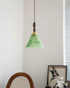Royale Suspension Conique Botanique Verre - Neutralighting