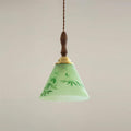Royale Suspension Conique Botanique Verre - Neutralighting