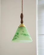 Royale Suspension Conique Botanique Verre - Neutralighting